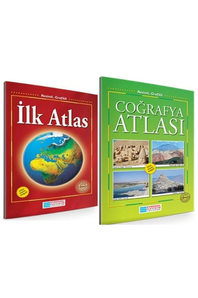 Evrensel İletişim Yayınları Coğrafya Atlası Ilk Atlas ( Resimli - Grafikli ) ...