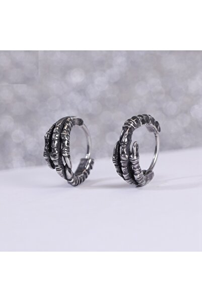 Viking أقراط من الفولاذ المقاوم للصدأ 316L بتصميم مخلبي قوطي قابلة للربط ولا تفقد بريقها