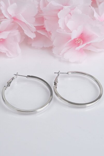 Jack Ferrero KADIN ÇELİK RENK ATMAZ  KÜPE MODELİ