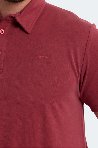 Slazenger Men's T-shirt - KUGGA Claret Red