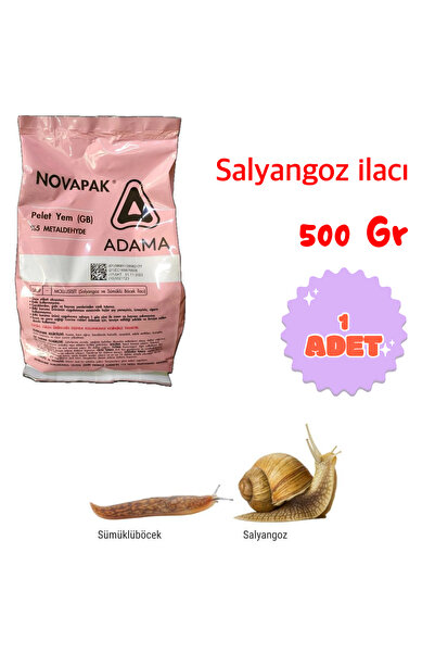 NOVAPAK Salyangoz Ilacı Sümüklü Böcek Ilacı Salyangoz Yemi YENİ TARİHLİ
