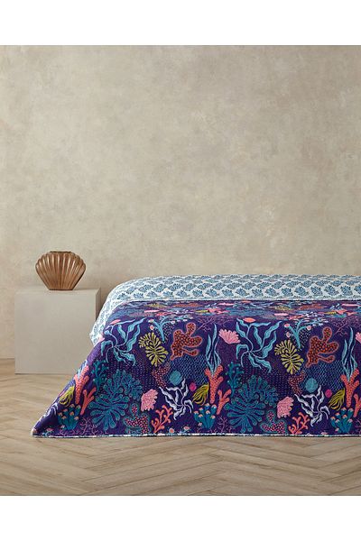 English Home Nautical Dreams - Double Navy Blue Cover, Multi-Purpose