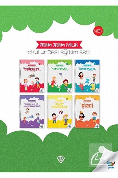 Türkiye Diyanet Vakfı Yayınları Adım Adım Iyilik Okul Öncesi Eğitim Seti 6 Kitap