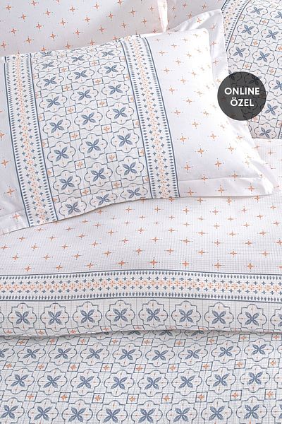 Puffy Set de un singur Ranforce Pike Indigo Roan