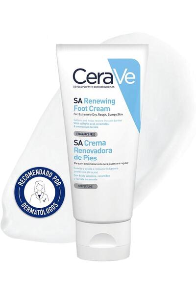 CeraVe SA Renewing Foot Yenileyici Bakım Kremi 88 ML - Diş Beyazlatıcı Köpük