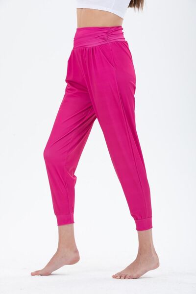 H&A İSTANBUL Pantaloni de yoga Shalwar cu talie elastică Jogger pentru femei
