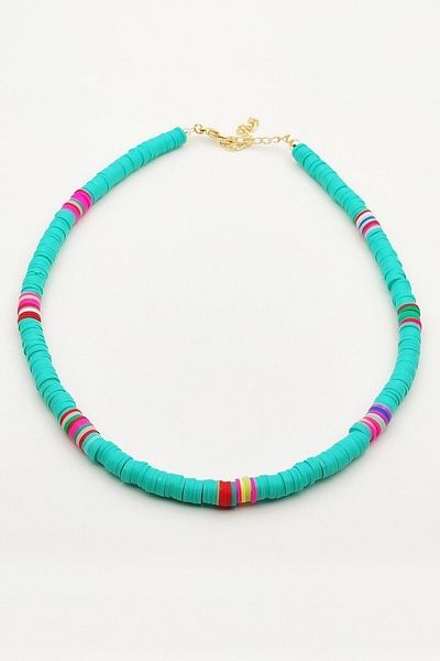 Lolita Takı Women's Turquoise Fimo Necklace