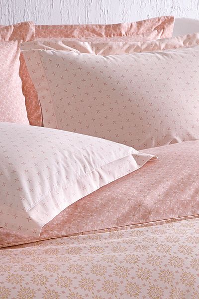 Puffy Naomi Ranforce Duvet Cover Set - Double, Powder