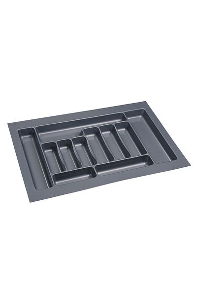 GörSeç 75x49 см държач за черпак - органайзер за чекмеджета, 75 см държач за лъжици (68x40 см E-образен разрез)