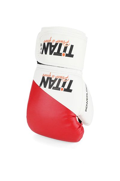 Titan Sport Red White Boxing Gloves