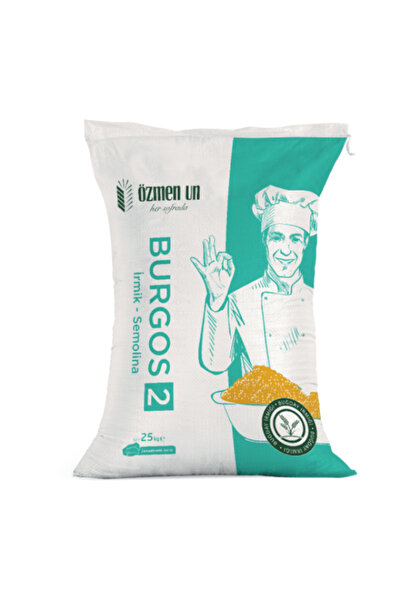 Özmen Burgos 2 Numara İrmik Semolina Özmen Un 25 Kg