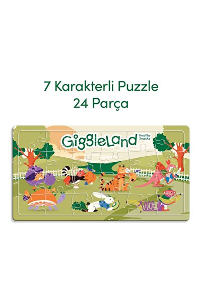 GiggleLand 7 Karakter 24 Parça Puzzle