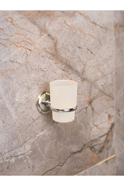 Alper Banyo Αυτοκόλλητη θήκη οδοντόβουρτσας από χρώμιο (ΠΛΑΣΤΙΚΟ ΚΟΥΠΑ) - Μην...