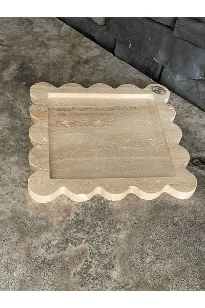 Polen Stone Travertine Decorative Tray