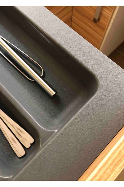 Tempo Γκρι Organizer Μαχαιροπήρουνα - Συρτάρι T-2275 / 75x49 cm