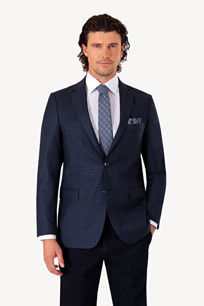 Ysf Erkek Lacivert Kahve Kışlık Tek Ceket