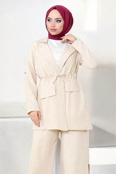 HAKKE Linen Women's Set - With Jacket