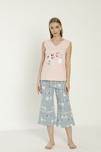 Rubina Secret Σετ πιτζάμες American Cotton Capri