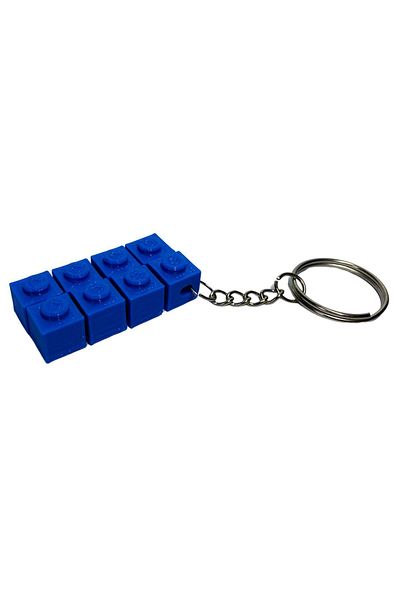 Tesseract Lego Movable Keychain