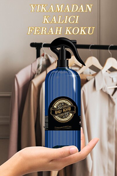 KOKU İKSİRİ Çamaşır Ve Oda Kokusu Kalıcı, Ferah Kıyafet Ve Kumaş Parfümü 400 ml