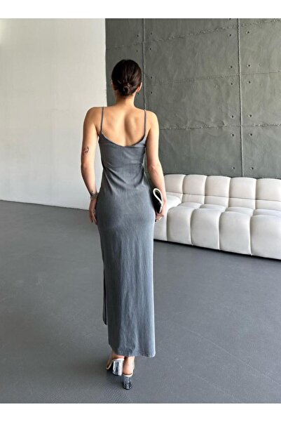 YouLikeButik Washable Slit Strap Dress