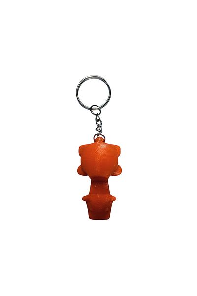 Tesseract Hippopotamus Patterned Small Phone Holder - Keychain