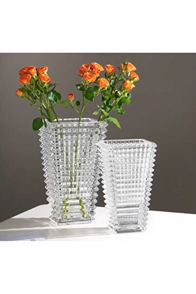 dekorasyon garajı Baccarat Cam Vazo 23 Cm