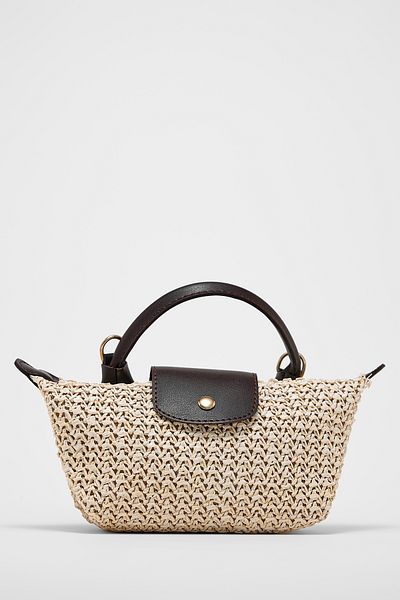 ALTUDA Straw Mini Women's Shoulder Bag - Tiny