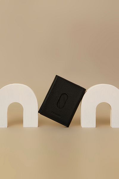 Grande 724 Genuine Leather Card Holder Arsel Black