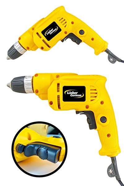 Lieber German Teknoloji 1200 Watt Tam Profesyonel Elektrikli Darbesiz Kablolu Vidalama Matkap