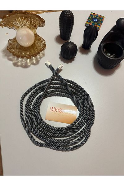 MGEStore 1 Piece Double Breasted Binding Attachment - Rope, Cord Backdrop and Curtain Corner Set - 3Mt
