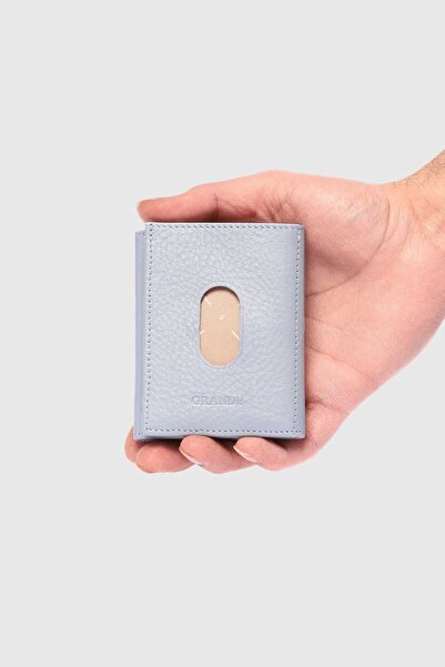 Grande 724 Hakiki Deri Kartlık Arsel Buz Mavi