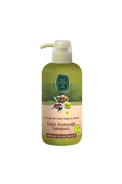 Eyüp Sabri Tuncer 600ml Natural Olive Oil Pet Bottle Shampoo - x3 Pieces