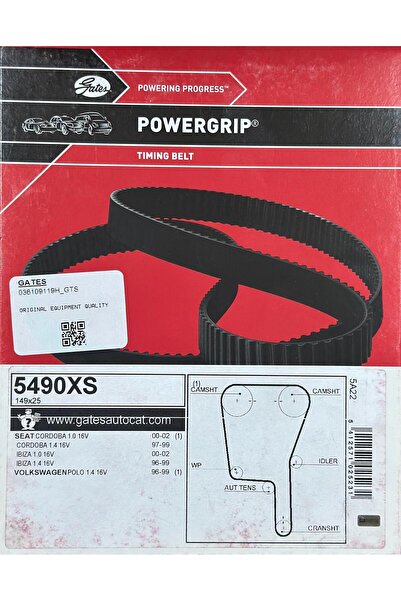 GATES Triger Kayış (149*250) Volkswagen-seat 5490xs Üretim Tarih : 2016-2017 Kapalı Kutu