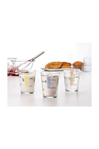 Paşabahçe Arda Türkmen 3'lü Ölçü Bardağı Seti Fma04348