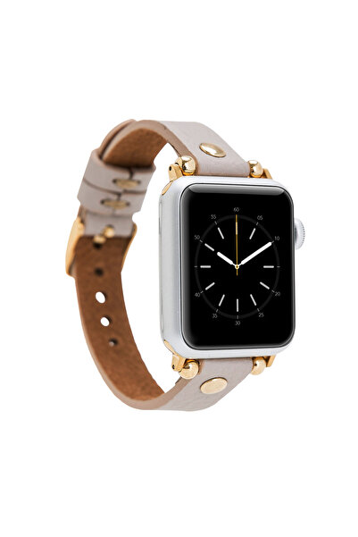 Lev Leather Hakiki Deri Apple Watch Kadın Saat Kordonu, 38/40/41/42/44/49 mm ...