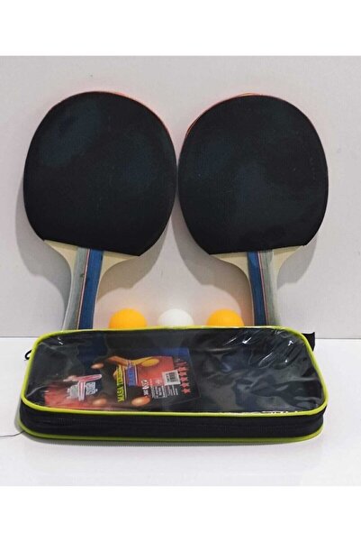 DOUBLE W SPORT Double Sports Çantalı Masa Tenis Seti 2 Raket +3 Top