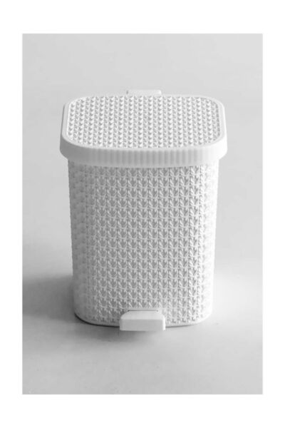 Dünya Plastik Örgü Pedallı 12 Lt. Çöp Kovası