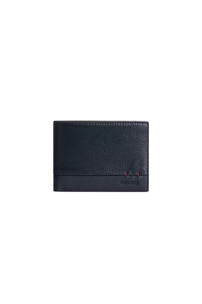 Grande 1812 Model Genuine Leather Men's Wallet - Arsel Navy Blue