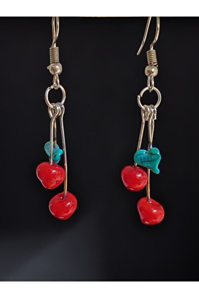 G Sport POLO Vintage Kiraz 2'li Küpe