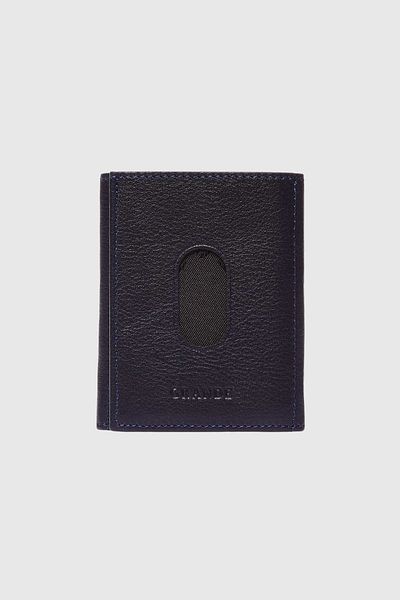 Grande 724 Genuine Leather Card Holder Arsel Navy Blue