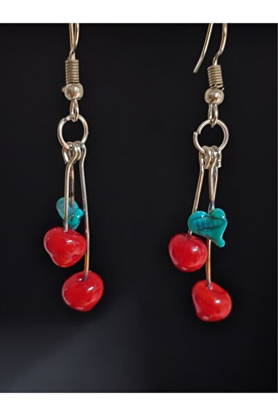 G Sport POLO Vintage Kiraz 2'li Küpe