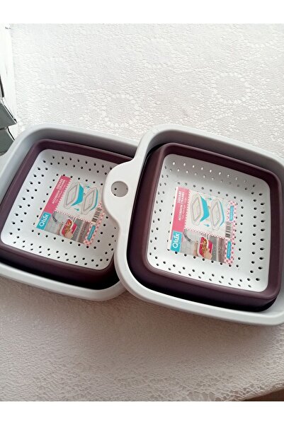 Qlüx L571 Ayarlanabilir Akordiyon Kare Süzgec Karışık Renk/desen Kırmızı Siya...