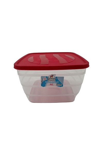 uğurhome Çankaya Plastic Cnk 2315 Storage Container Karizma Square 4Lt.