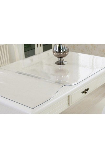 tiritoğluhome 2.5mm Transparent Tablecloth 80x150 Size