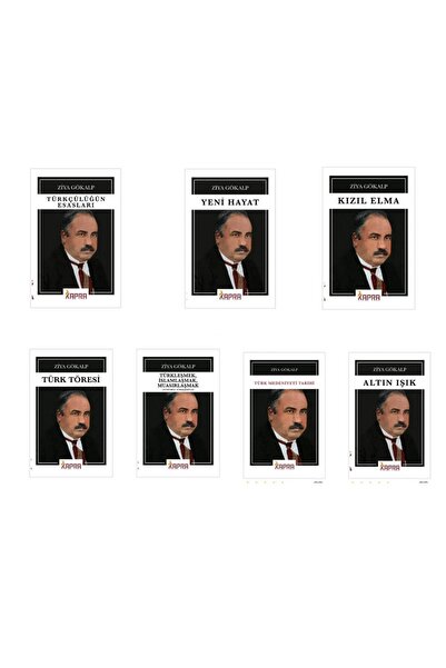 KAPRA YAYINLARI Ziya Gökalp Seti 7 Kitap ( Türk Töresi - Türkçülüğün Esasları - Kızıl Elma -... )
