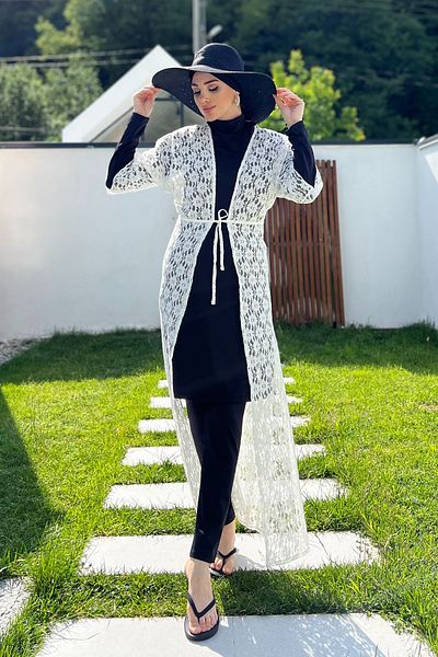 Remsa Mayo Ανοιχτό μπροστινό Pareo 498-486 Off White