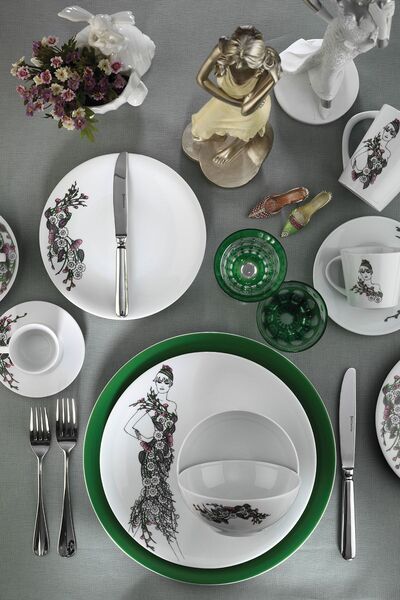 Kütahya Porselen Kadınlarım Serisi 24 Parça Yemek Takımı 9438