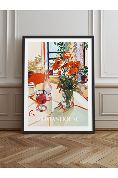 HOMEPACK Tekli Çerçeveli Tablo Poster Tablo TK/724