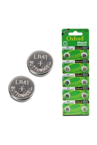 Powermaster Oxford Ag3 Lr41 Alkalin Saat Pili 10lu Paket * Tıanqıu